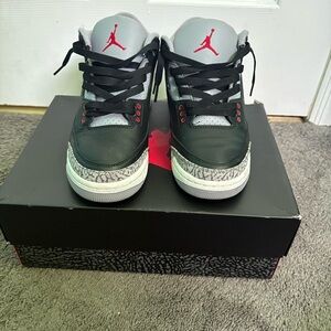 Jordan Black and Gray Sneakers